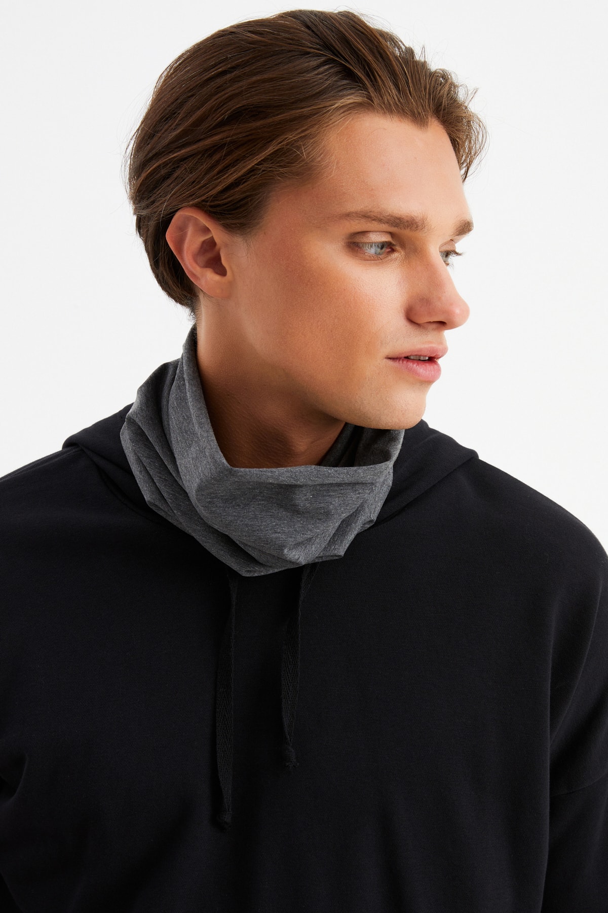 Erkek 4 Fonksiyonlu Koruyucu Pamuklu, Esnek, Terletmez, Bandana, Boyunluk, Buff, Maske 6