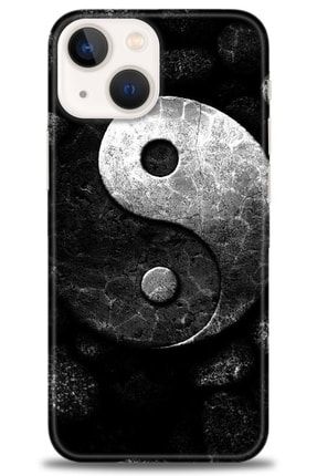 Iphone 13 Mini Kılıf Hd Baskılı Kılıf - Ying-yang-8 + Temperli Cam ymap-iphone-13-mini-v-2-cm