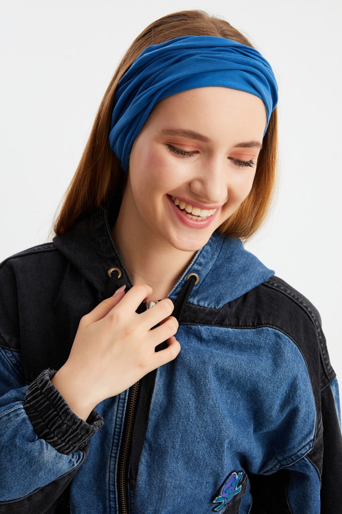 Kadın 4 Fonksiyonlu Koruyucu, Pamuklu, Esnek, Terletmez, Bandana, Boyunluk, Buff, Maske 7