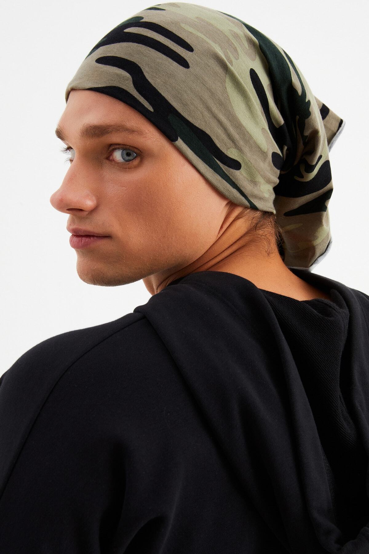 Erkek 4 Fonksiyonlu Koruyucu Pamuklu, Esnek, Terletmez, Bandana, Boyunluk, Buff, Maske 4