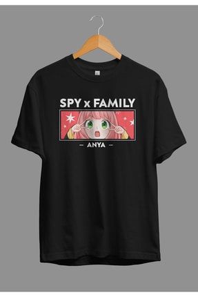 Oversize Spy X Family Anya Forger Anime Karakter Baskılı Özel Tasarım Tişört AKRB1019V