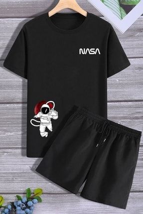 Summer Nasa Şort T-shirt Eşofman Takımı MW-NASA