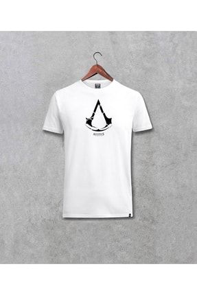 Assassin's Creed Oyun Tasarım Baskılı Unisex Tişört 3283dark11631553