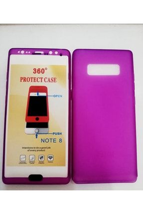 Samsung Galaxy Note8 Case Silikon Yumuşak Kılıf Mor note8samsung