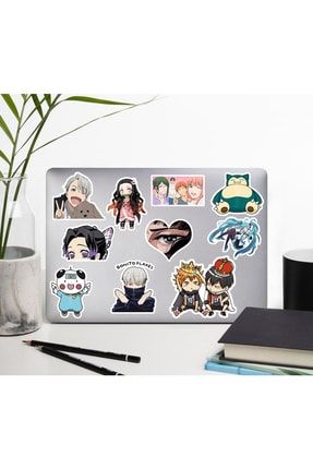 Anime Çizgi Film Laptop Notebook Tablet Etiket Sticker Set P3 HDSTCKR-2505