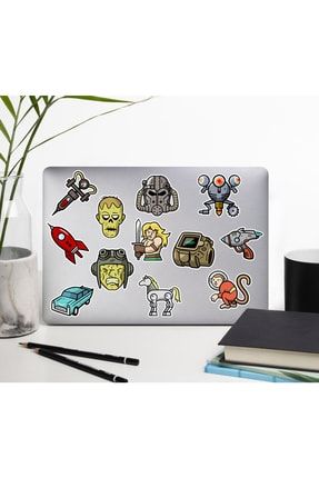 Fallout Oyun Laptop Notebook Tablet Etiket Sticker Set P2 HDSTCKR-110