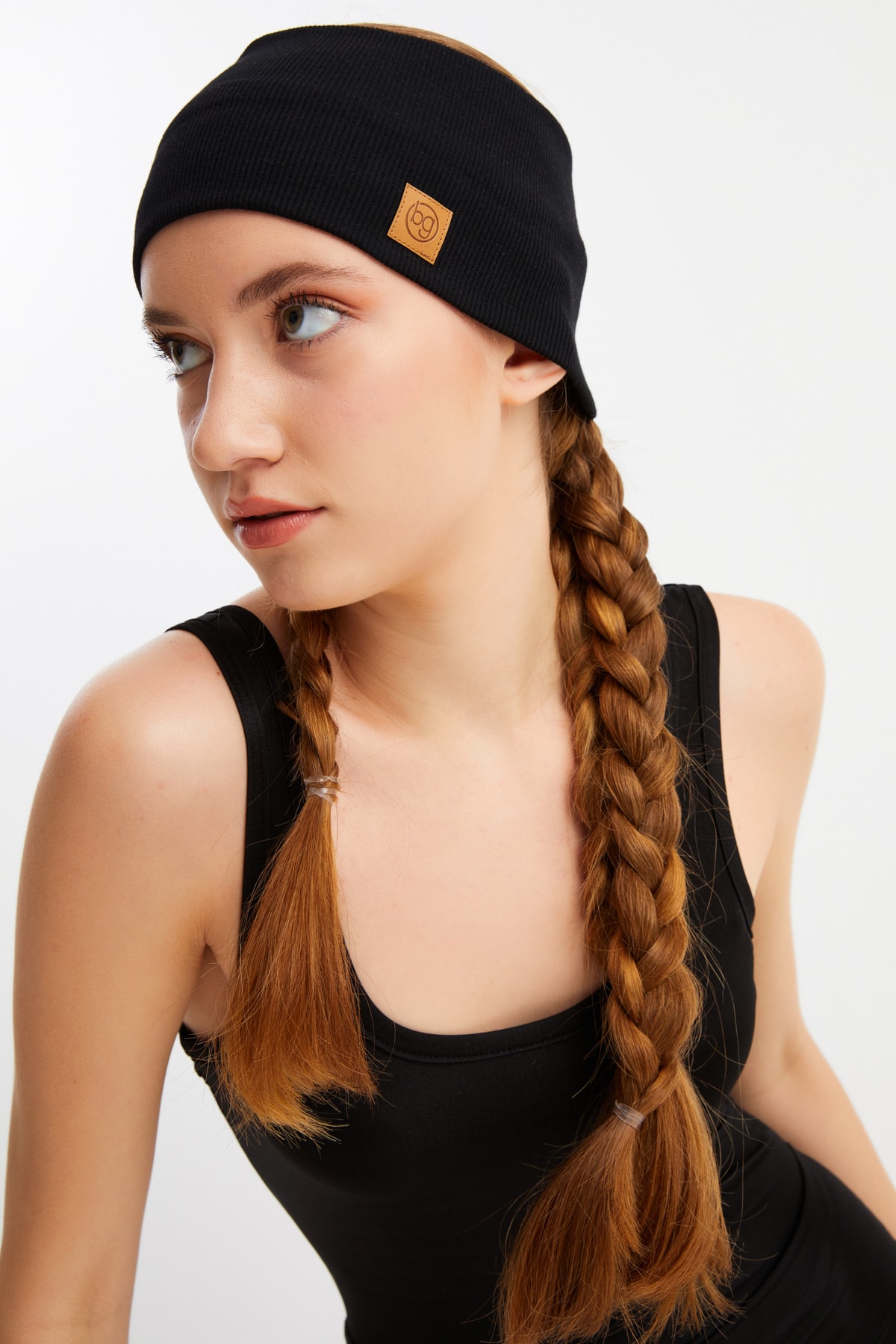 Kadın Pamuklu Kaşkorse, Kaymaz, Terletmez, Ultra Hafif, Spor Saç Bandı Bandana Buff 4