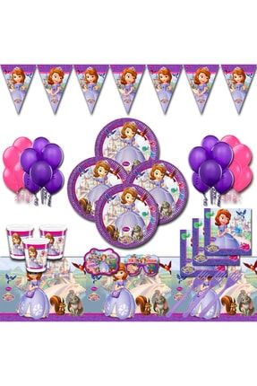 Sofia Prenses Doğum Günü Parti Seti 8 Kişilik sofia 8