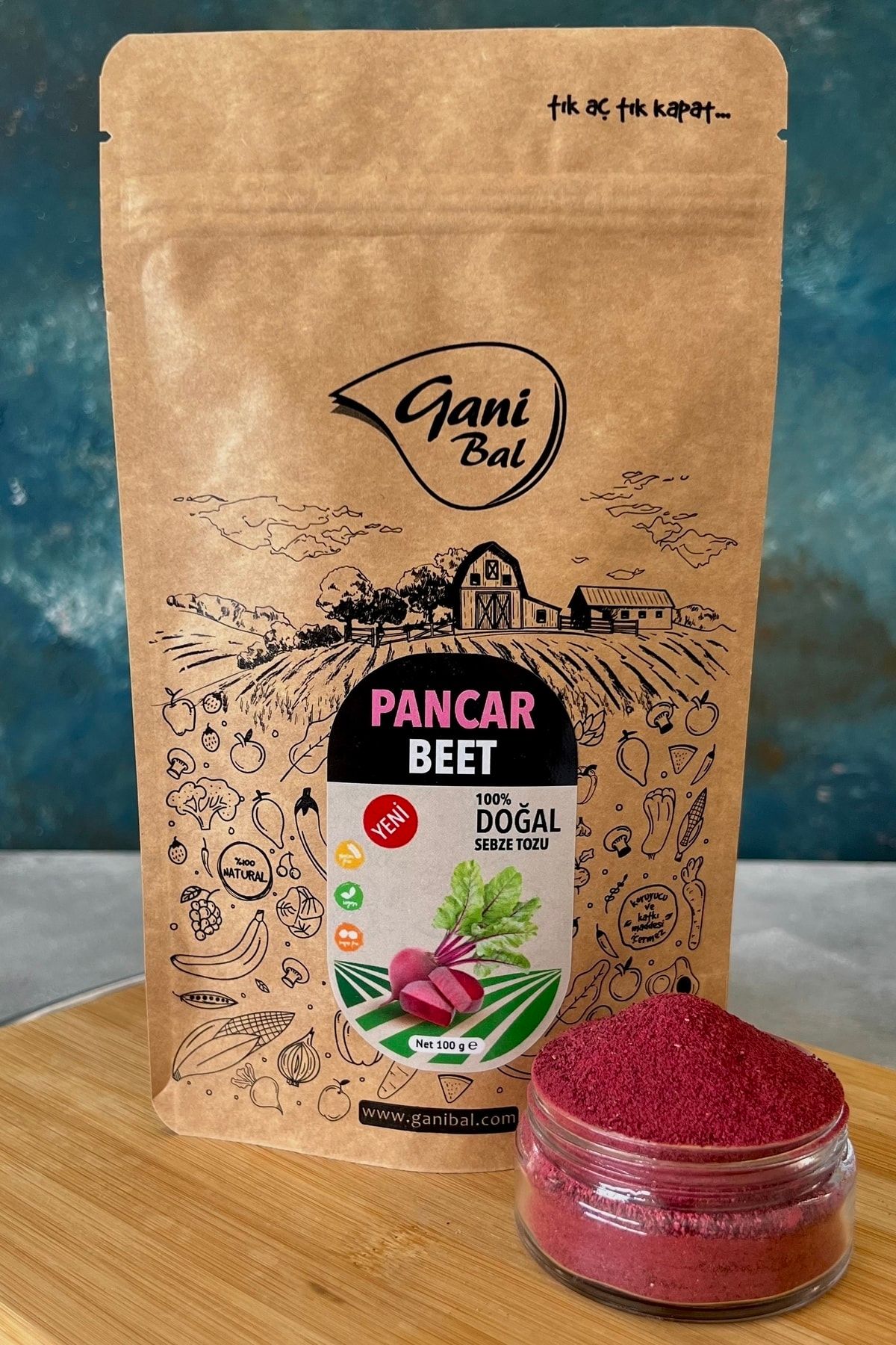 GANİBAL Pancar Tozu 100 gr