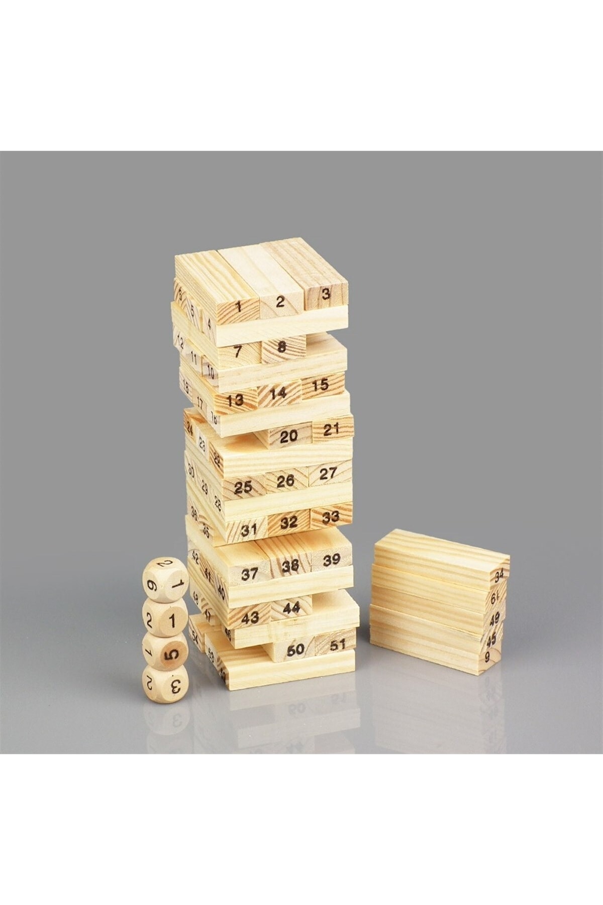 FırsatYeri Ahşap Denge Beceri Oyunu 48 Parça 6.9 cm x 2.2 cm x 1.3 cm Renkli Eğlenceli Strateji Zeka Oyunu fotoğrafı 4 (önizleme)