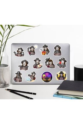 V For Vendetta Film-dizi Laptop Notebook Tablet Etiket Sticker Set P1 HDSTCKR-553
