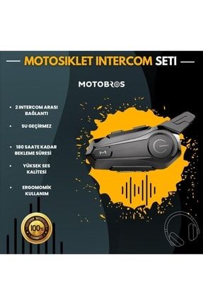 Motosiklet Bluetooth Interkom Intercom (su Geçirmez) IUSAKJIDN54654