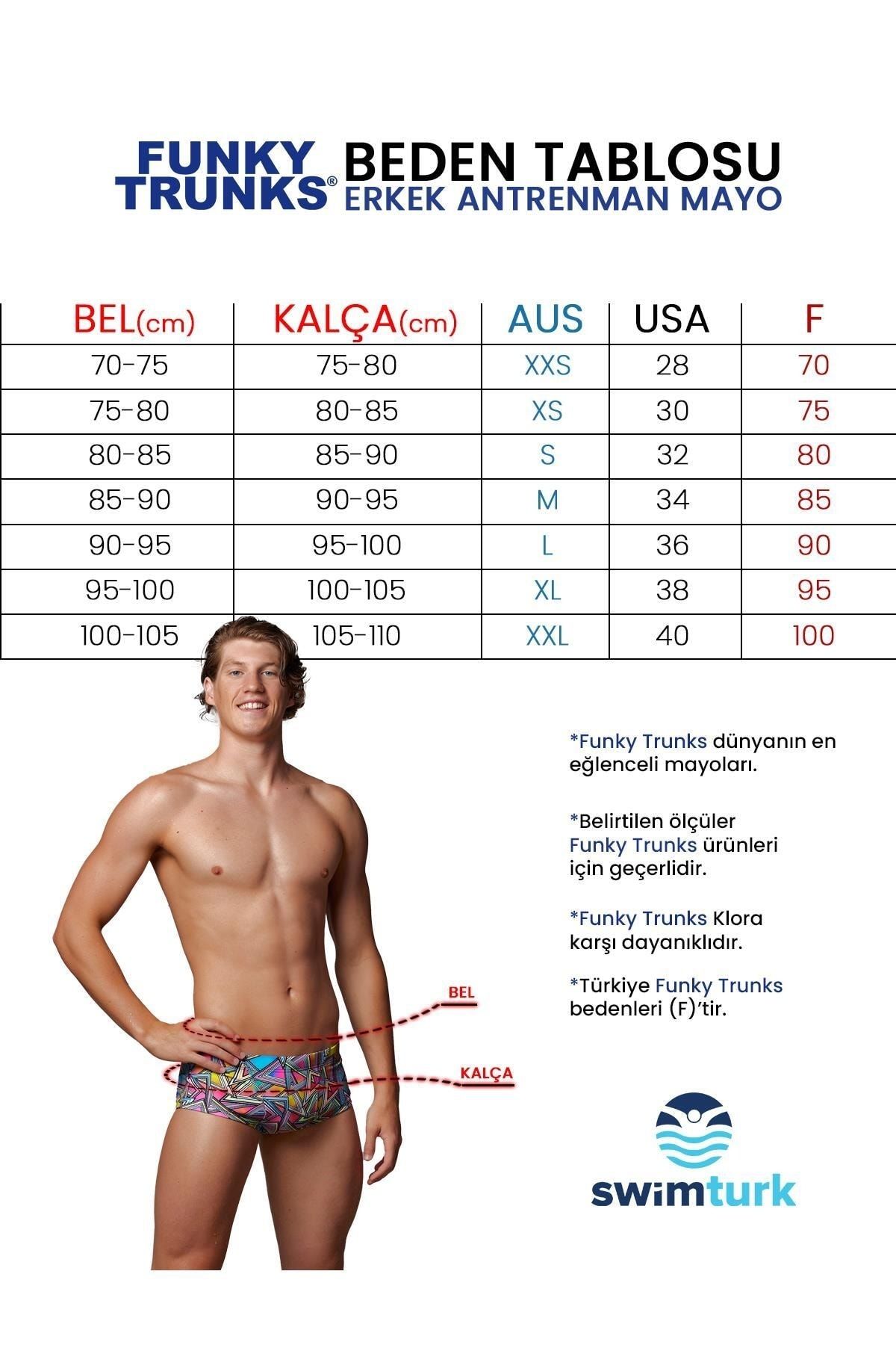 Funky Trunks-Big Cat Bash (classic) Men's Training Swimsuit 4