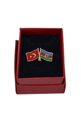 Türkiye Azerbaycan Bayrağı Yaka Rozeti asperas983