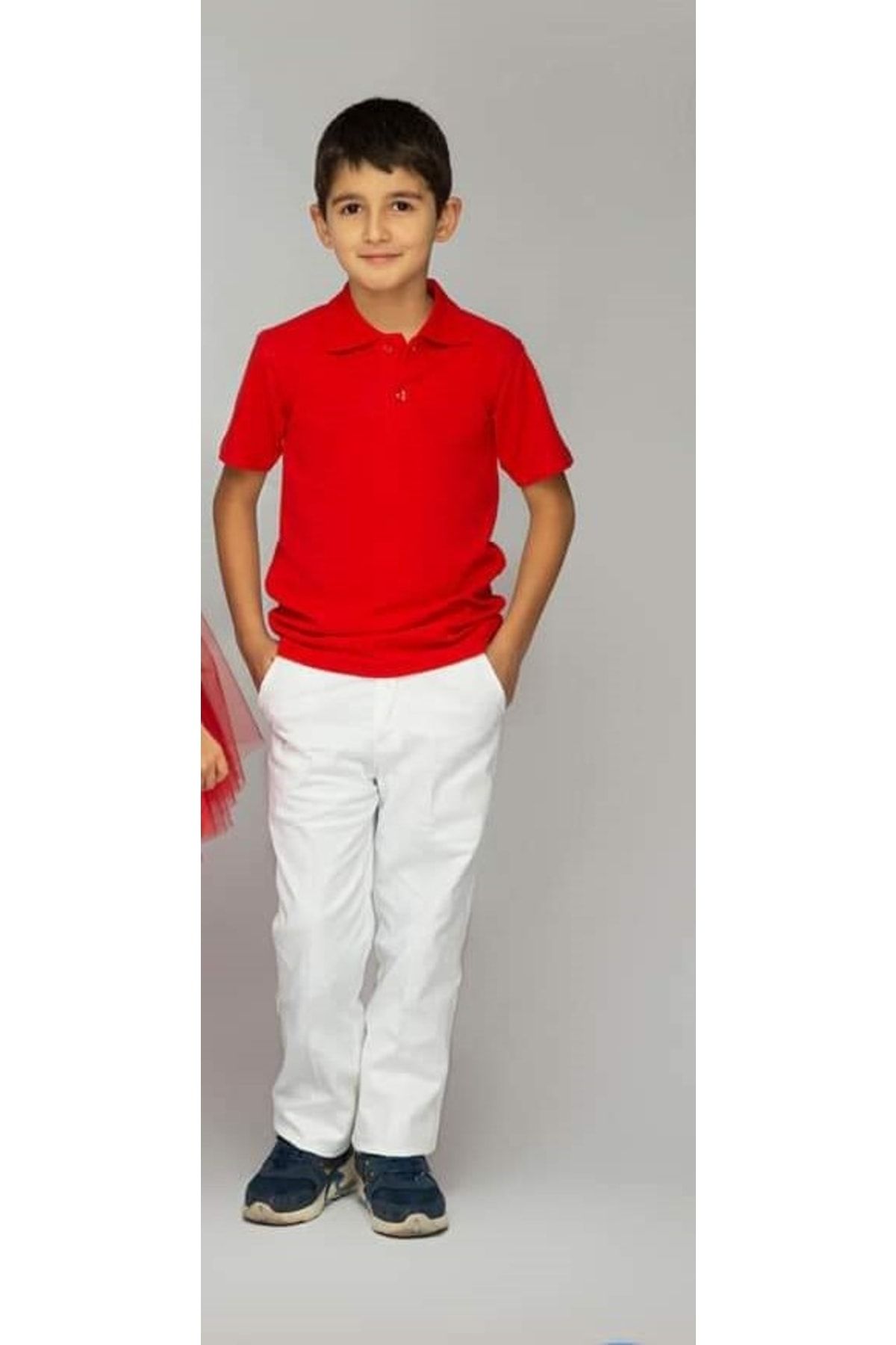 Polo shirt clearance and trousers