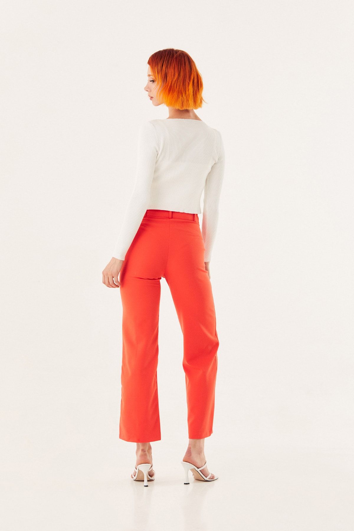 Orange outlet cigarette pants