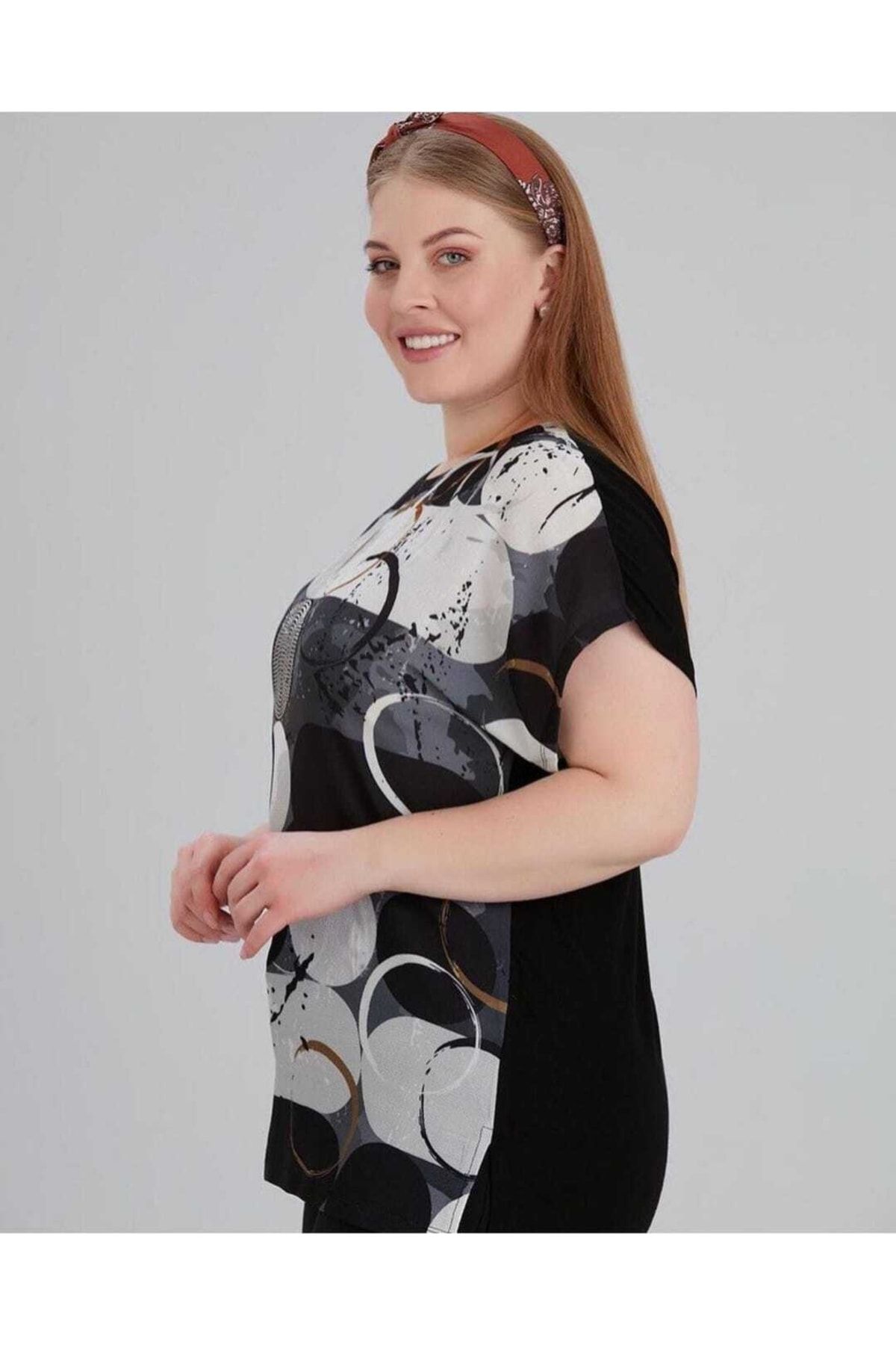 wear on Plus Size Blouse Black Plus Size Trendyol