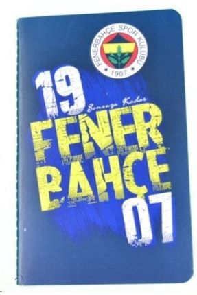 Fenerbahçe Iplik Dikişli 13*21 Noktalı Defter 40yp D-FB1907