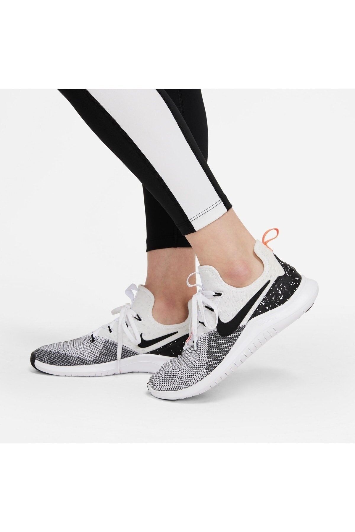Nike Dri-fit One Women's Regular Waist 7/8 Color Blocked Tights - Trendyol