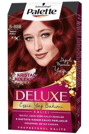Deluxe Saç Boyası 6-888 Yakut Kızılı THTKDNNW1024972