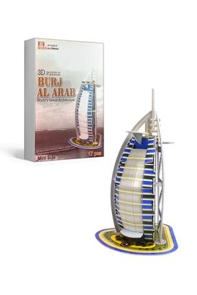 Burj Al Arab 3d Puzzle Yapboz Maket P3-02