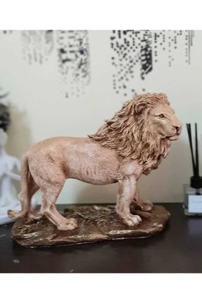 Dekoratif Büyük Boy Aslan Heykel Biblo aslaneskitme