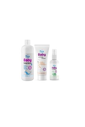 Bebek Bakım Seti 3 lü Şampuan+Bebek Losyonu+ Bebek Yağı) D-155443