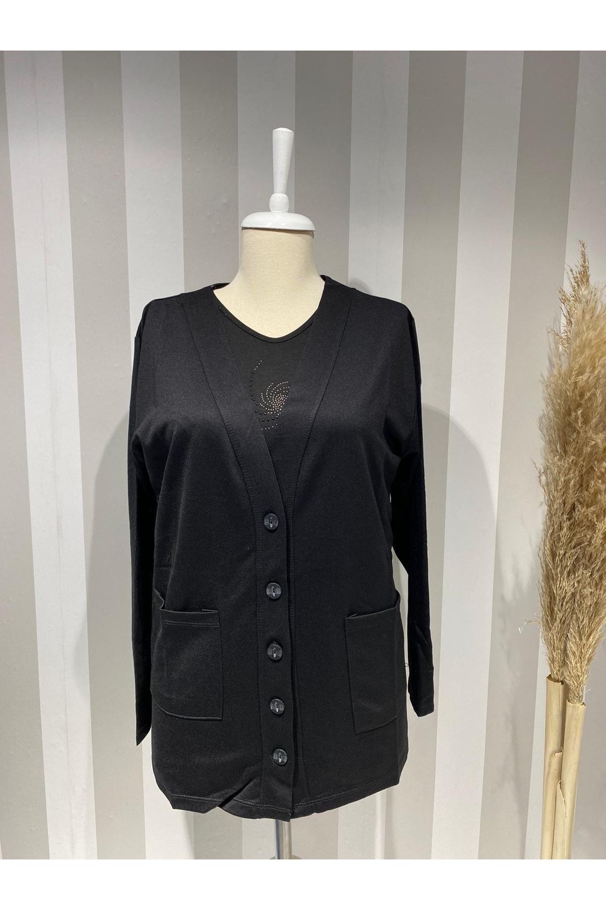 Thin black shop cardigan ladies