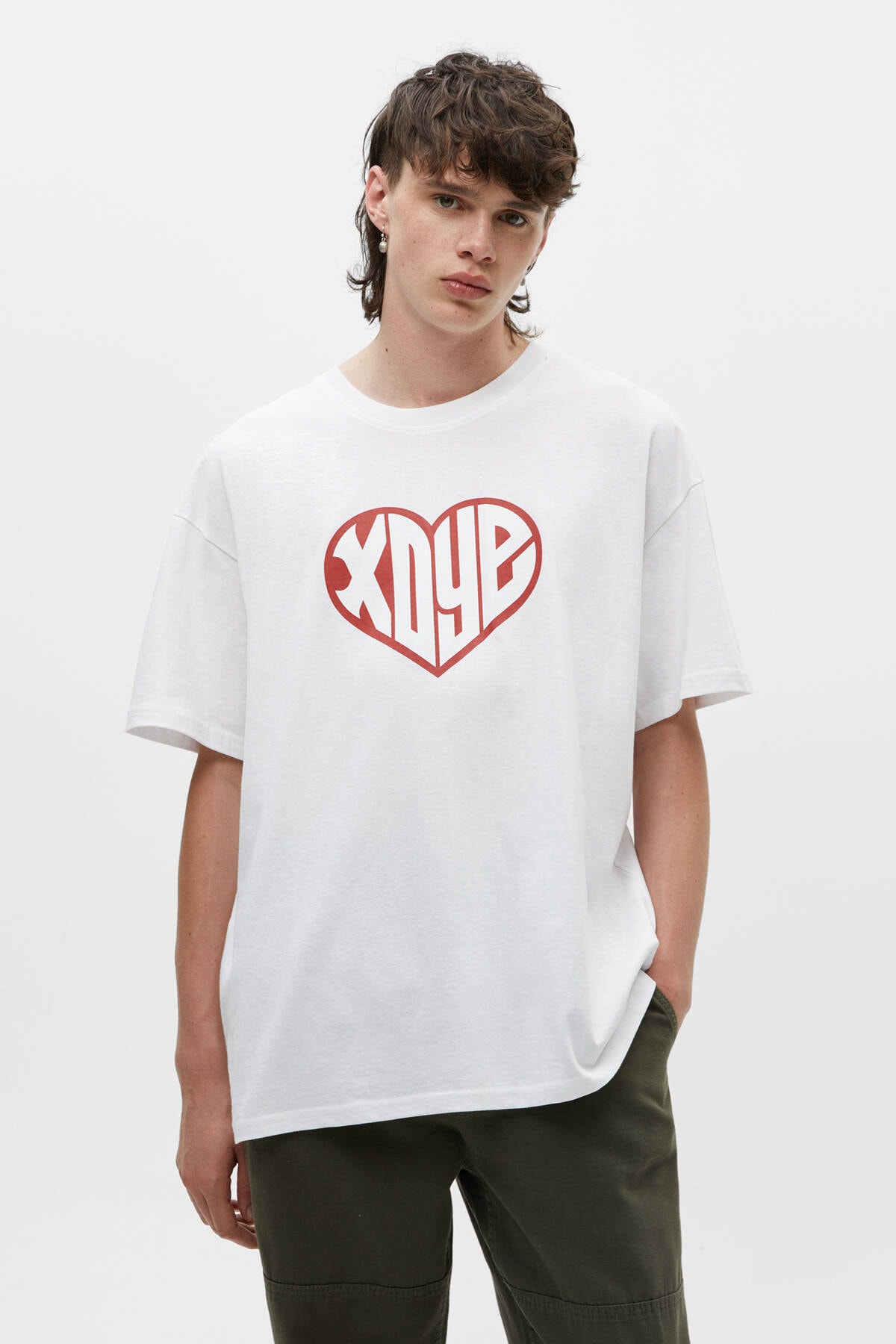 Pull & Bear Kısa Kollu Xdye Kalp Baskılı Tshirt Fiyatı, Yorumları
