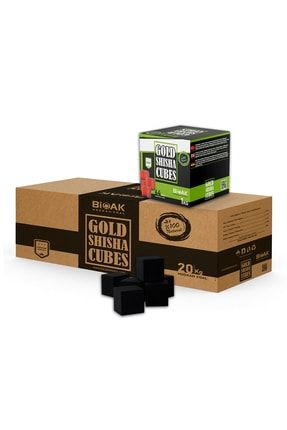 Gold Shisha Cubes 20x64 Küp Nargile Kömürü 20 kg P3S1499