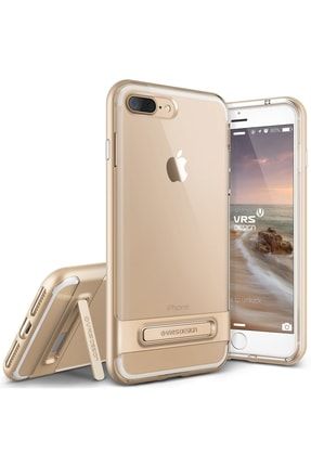 Vrs Iphone 8 Plus / 7 Plus Crystal Bumper Kılıf Shine Gold 6589337