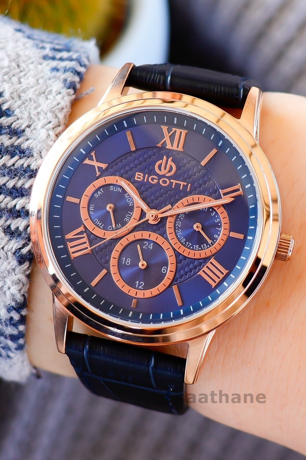 Bigotti Fonksiyonlu Deri Kayışlı Kadın Kol Saati 664628 - Fiyatı