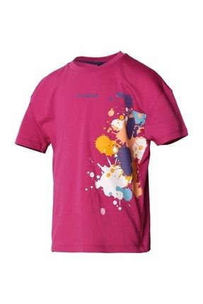 Baskılı Pembe Kadın T-shirt 911593-2097 Hmllalun T-shırts S/s