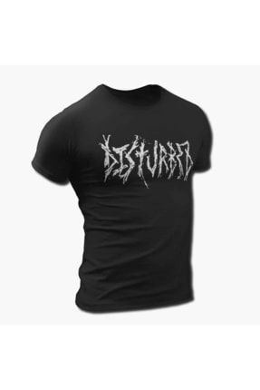 Disturbed T-shirt, Disturbed Logo Siyah Tişört 590203203810