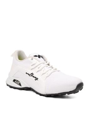 Bull Beyaz-siyah Fileli Erkek Spor Ayakkabı WP-00000000015575