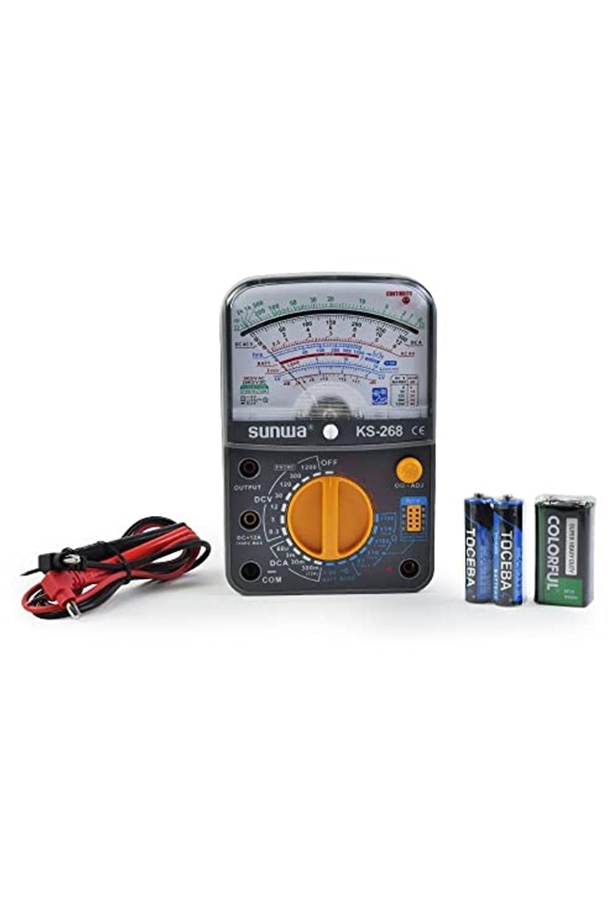 Wellhise-Sunwa Ks268 Analog Multimeter Avometer Measure Tool 2