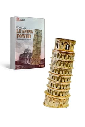 Leaning Tower 3d Puzzle Yapboz Maket P3-06