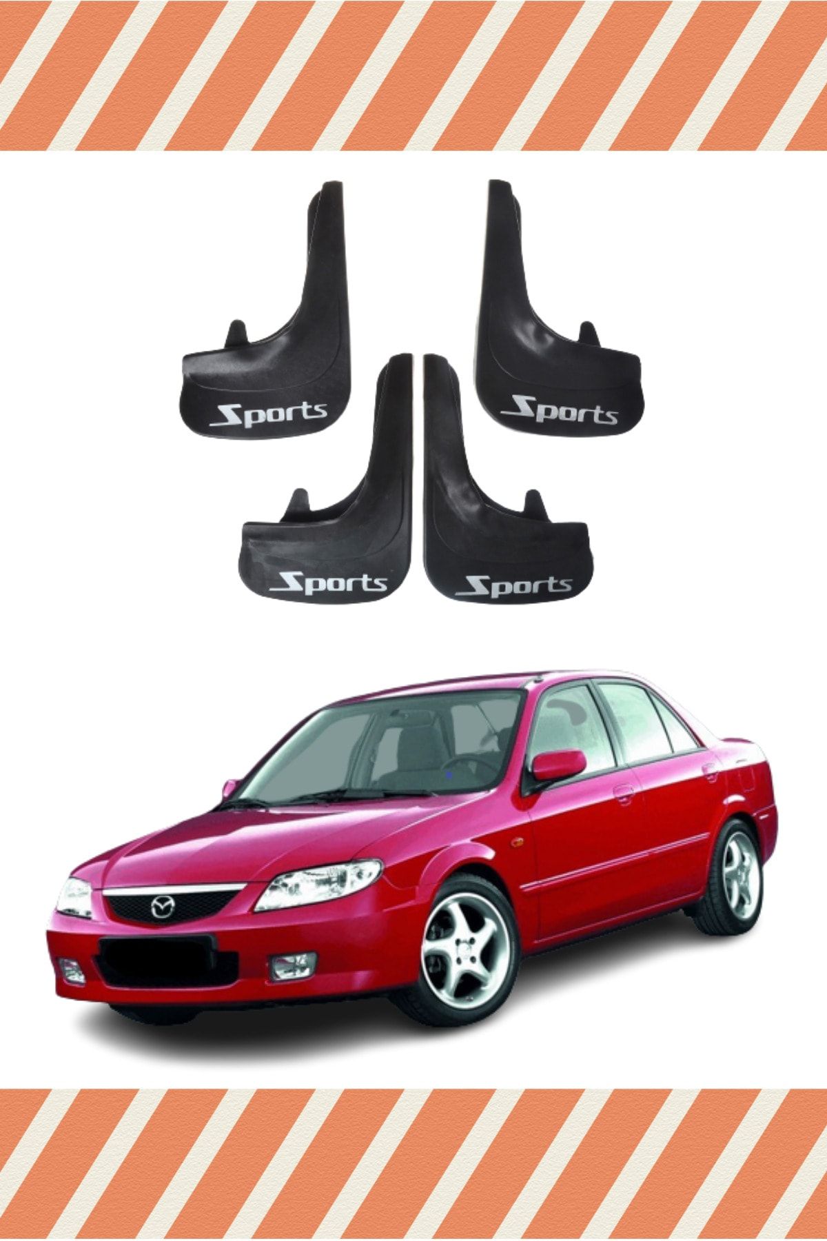 Mazda 323 store mud flaps