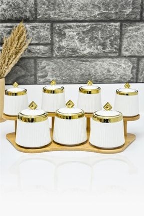 Bambu Stantlı Gold Desenli Baharatlık bdmtfbt 30056251