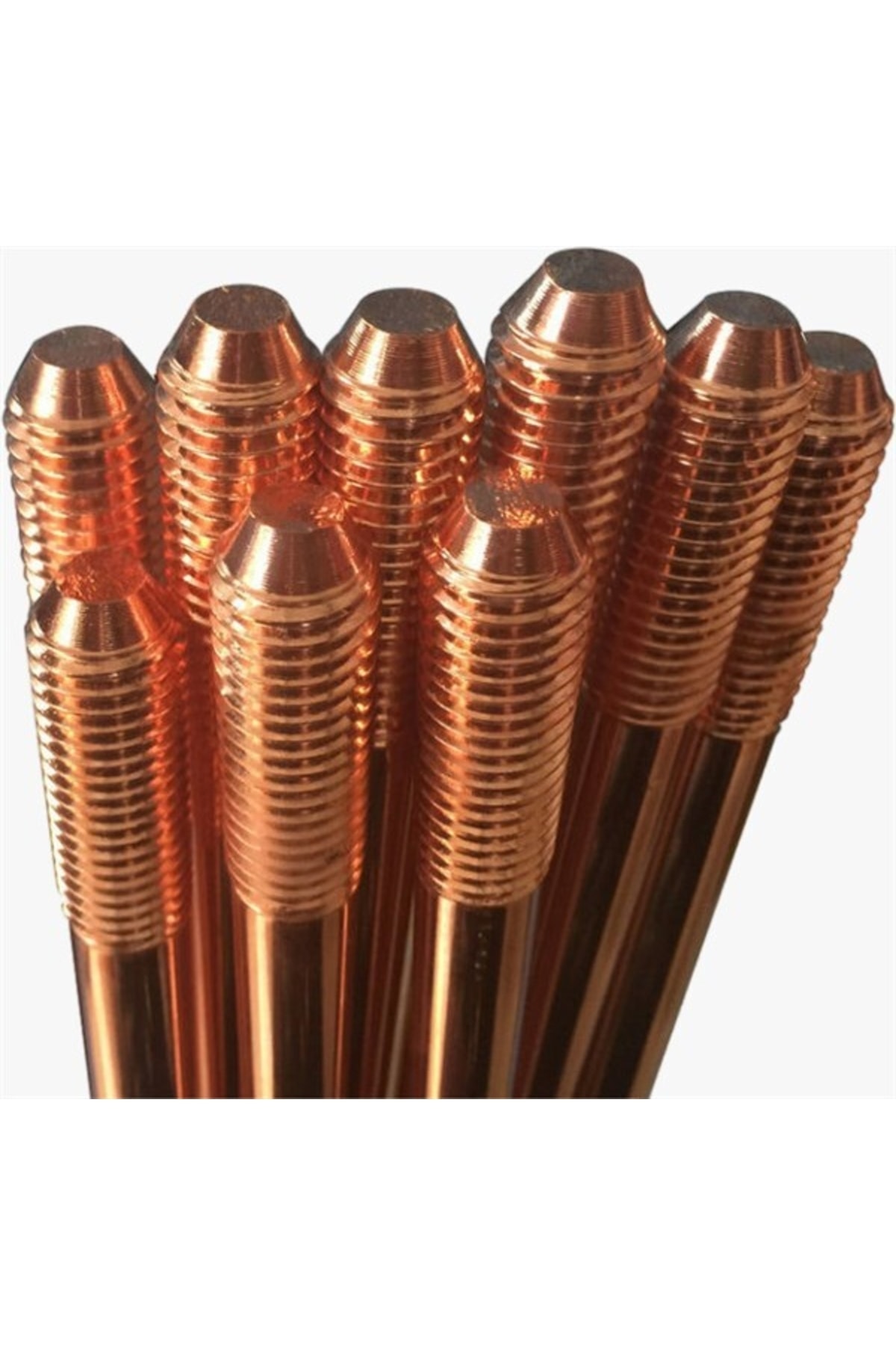 Amper 250 Mikron Bakır Kaplı Çelik Çubuk, Çap 16mm, Boy 1.5 Metre