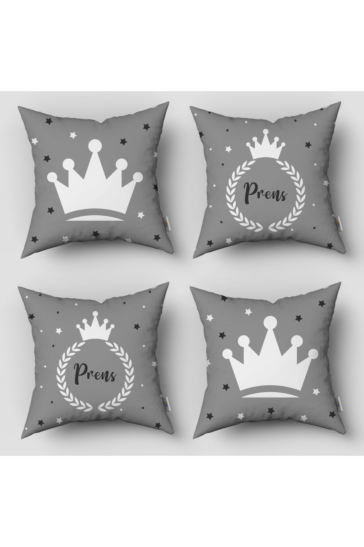 Crown throw pillow top