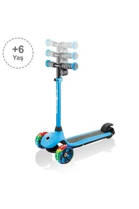 One K E-motion 4 Işıklı Elektrikli Scooter - Mavi TYC00507029313