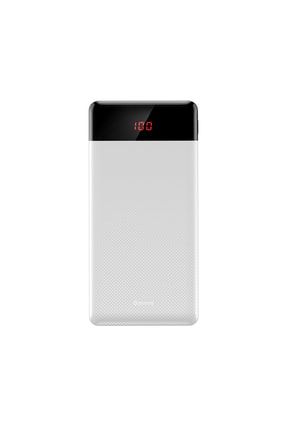 Mini Cu Digital 10.000 Mah Dual Usb Powerbank Beyaz 2618
