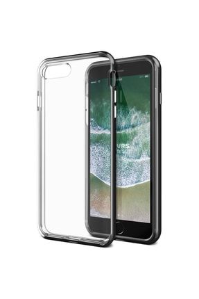 Vrs Iphone 8 Plus / 7 Plus New Crystal Bumper Kılıf Metallic Black 6589408