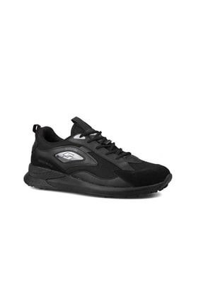 Siyah - Cobra Erkek Fileli Kalın Hafif Ortopedik Taban Günlük Sneakers Spor Ayakkabı AXIS1011