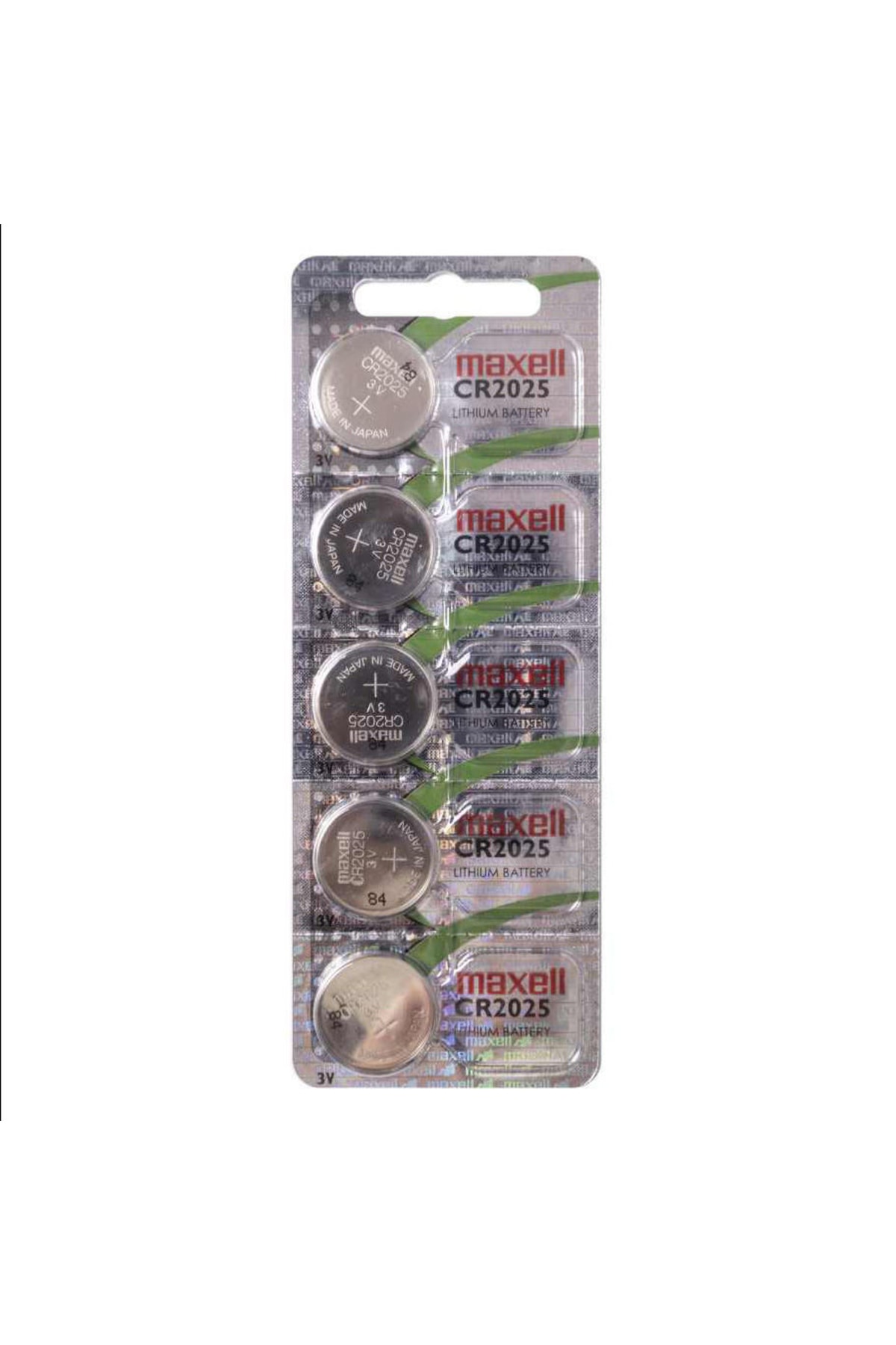 5 Adet Maxell 3 Volt Cr2025 Lityum Para Pil Dl2025 Bios-kepenk-kumanda Terazi Düğme Lithum Pili Beş