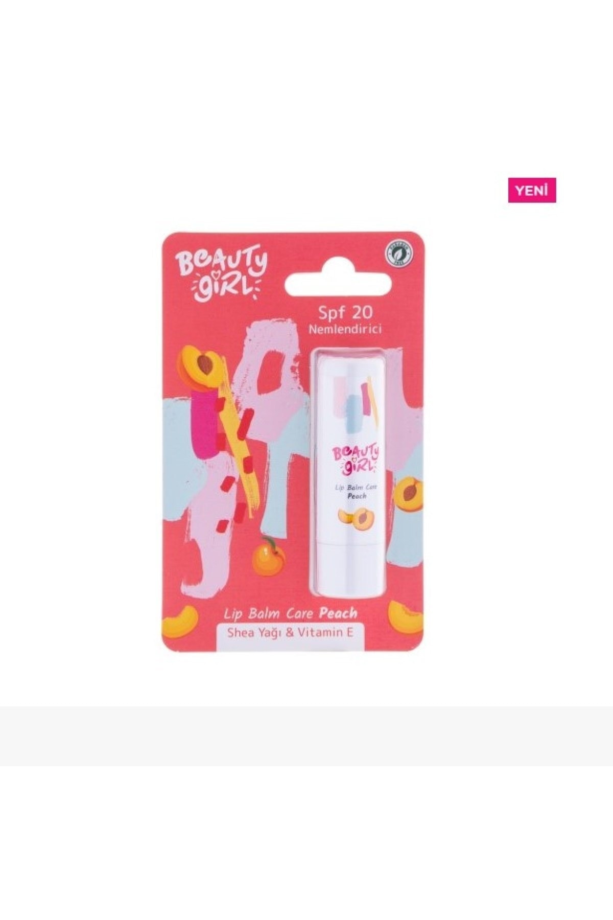 beauty girl Lip Balm Spf20 - Peach