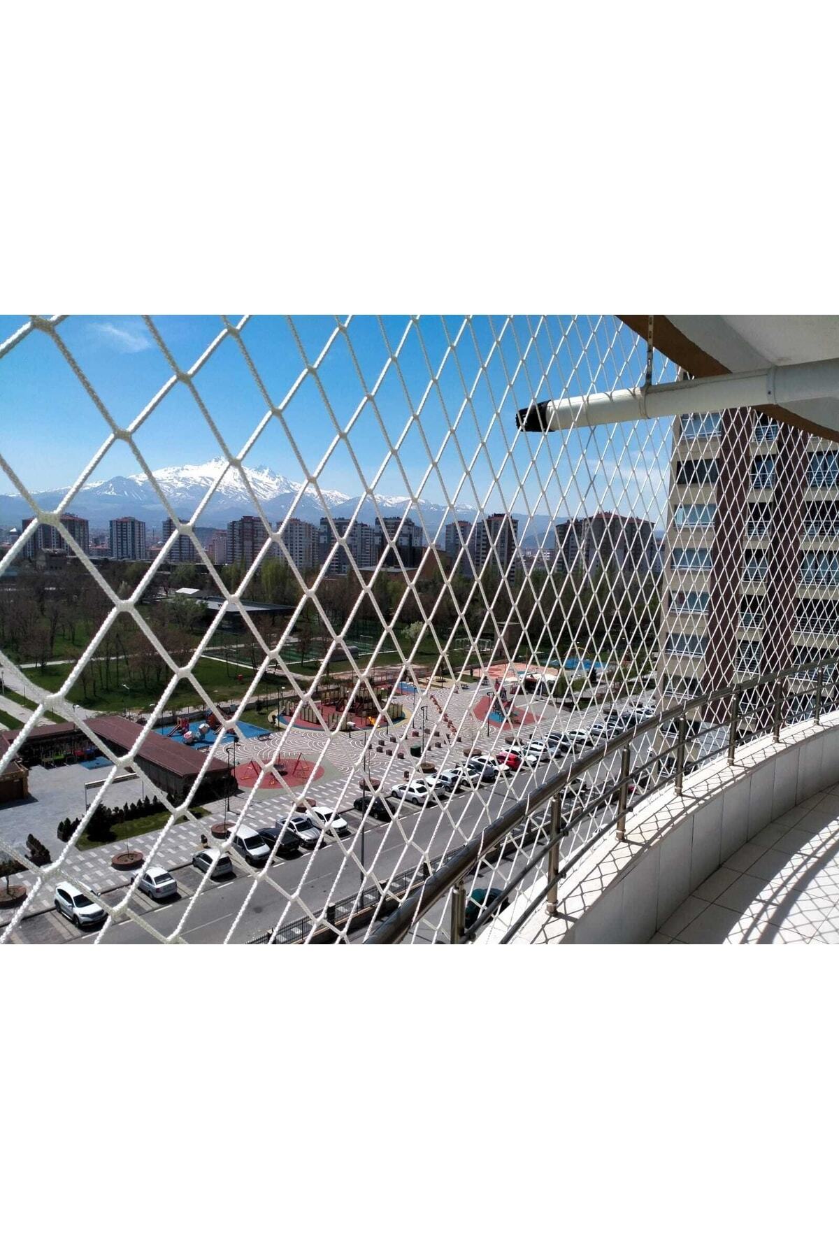UZMAN İŞ GÜVENLİĞİ 2,50x10m Balkon Filesi Balkon Güvenlik Filesi (APARAT DAHİL) Çocuk Koruma Filesi Çocuk Emniyet Ağı
