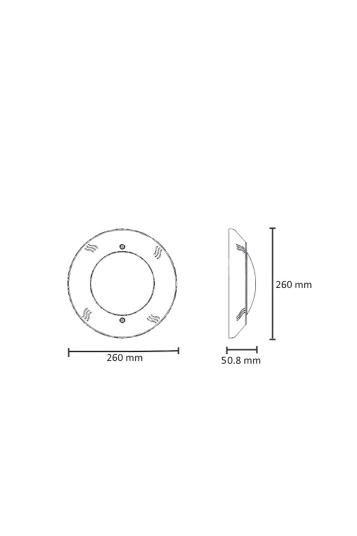 Sıva Üstü 4 Kablolu Rgb Led Havuz Lambası 3