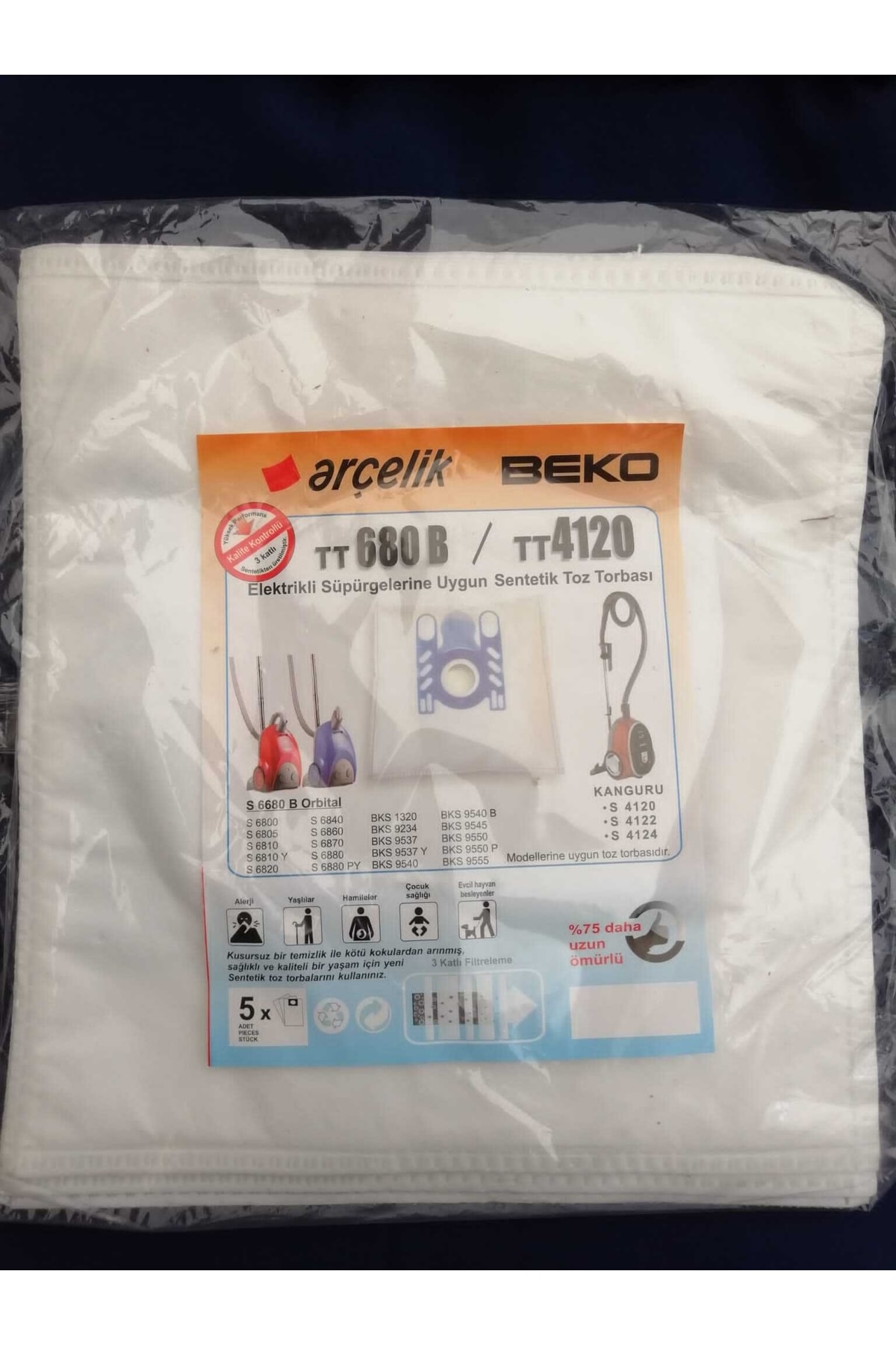 Arçelik Beko Kanguru Bez Torbası